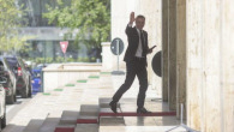 Miniștrii PSD la Palatul Victoria pentru a-și da demisia din Guvern, București, 23 aprilie 2026. Foto: Inquam Photos/ Octav Ganea | Poza 8 din 9