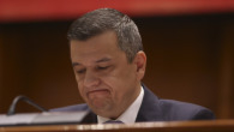 Sorin Grindeanu la dezbaterea și votul moțiunii de cenzură, 5 mai 2026. Foto: Inquam Photos/ George Călin | Poza 5 din 9