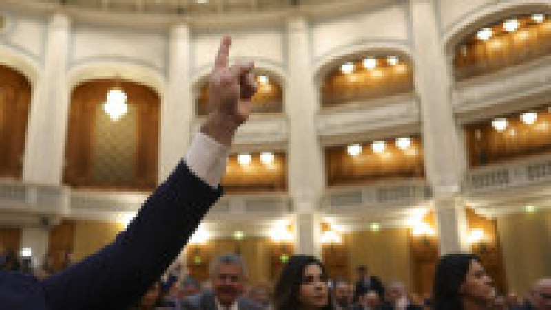 Dezbaterea și votul moțiunii de cenzură inițiate de PSD și AUR împotriva guvernului Bolojan, în Parlamentul României, 5 mai 2026. Foto: Inquam Photos/ Octav Ganea | Poza 4 din 9