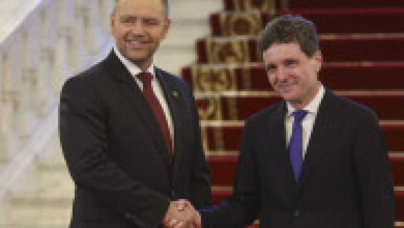 Presedintele Poloniei, Karol Nawrocki, este primit de președintele României, Nicușor Dan, la Palatul Cotroceni, 12 mai 2026. Foto: Inquam Photos / Octav Ganea | Poza 6 din 9