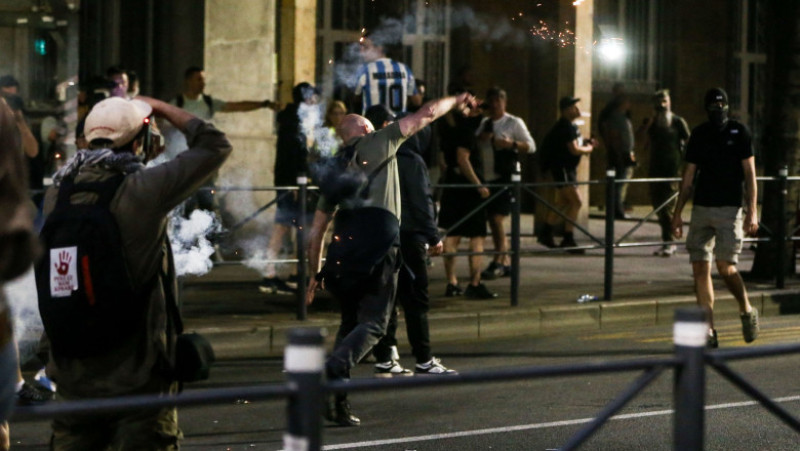 Protestele antiguvernamentale din Belgrad au fost marcate și de manifestări violente. Foto: Profimedia
