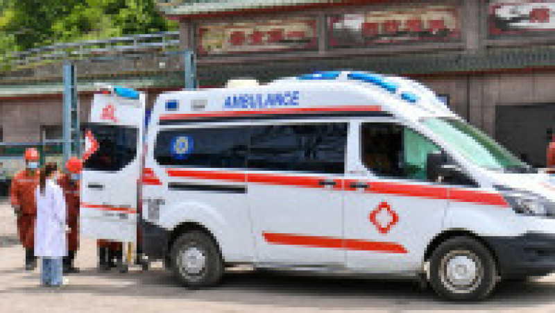 Salvatorii intervin la mina de cărbune din nordul Chinei unde a avut loc vineri, 22 mai, o explozie Foto: Profimedia | Poza 2 din 6
