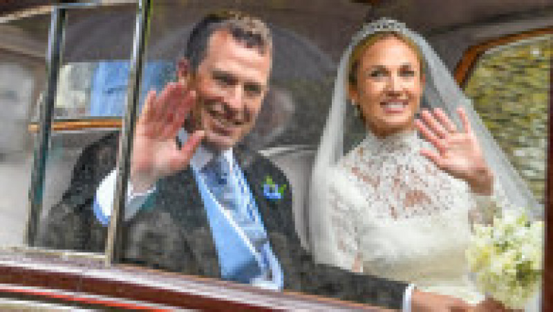 Peter Phillips, fiul prinţesei Anne şi nepotul regelui Charles al III-lea, s-a căsătorit cu Harriet Sperling în Gloucestershire. Foto: Profimedia | Poza 1 din 11