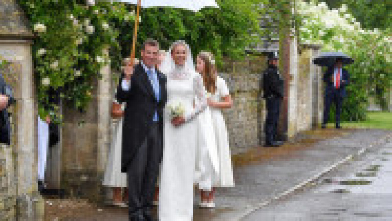 Peter Phillips, fiul prinţesei Anne şi nepotul regelui Charles al III-lea, s-a căsătorit cu Harriet Sperling în Gloucestershire. Foto: Profimedia | Poza 3 din 11