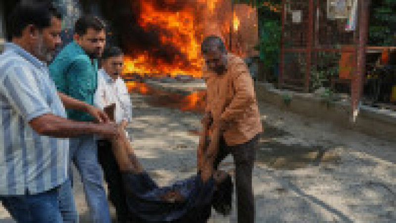 Incendiu la un hotel din New Delhi, India. 3 iunie 2026 Foto: Profimedia | Poza 6 din 8