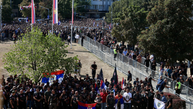 Înmormântarea lui Ratko Mladić la Belgrad, Serbia – 7 septembrie 2026. Foto: Action Press / Shutterstock Editorial / Profimedia
