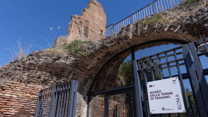 Muzeul arheologic al termelor lui Traian îşi deschide porţile în Roma. Foto: Profimedia