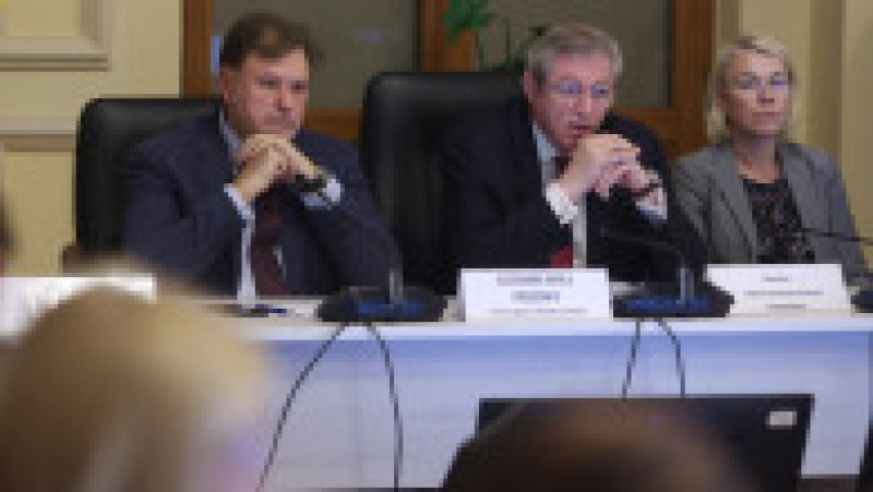 Audierea în comisiile de specialitate a miniștrilor desemnați pentru a face parte din guvernul condus de Siegfried Mureșan, la Palatul Parlamentului din București, 29 septembrie 2026. Inquam Photos / George Călin | Poza 2 din 6