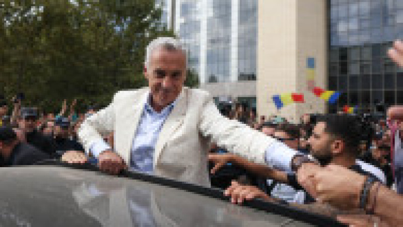 Călin Georgescu, după ce a scăpat de arestul preventiv la Tribunalul București, 22 septembrie / Sursă foto: Inquam Photos / George Călin | Poza 7 din 9