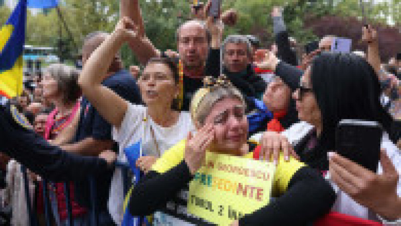 Călin Georgescu, după ce a scăpat de arestul preventiv la Tribunalul București, 22 septembrie / Sursă foto: Inquam Photos / George Călin | Poza 3 din 9