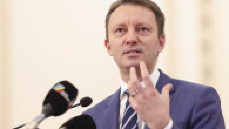 Declarații de presă susținute de Siegfried Mureșan, la Palatul Parlamentului, în București, 23 septembrie 2026. Foto: Inquam Photos / Octav Ganea | Poza 3 din 10