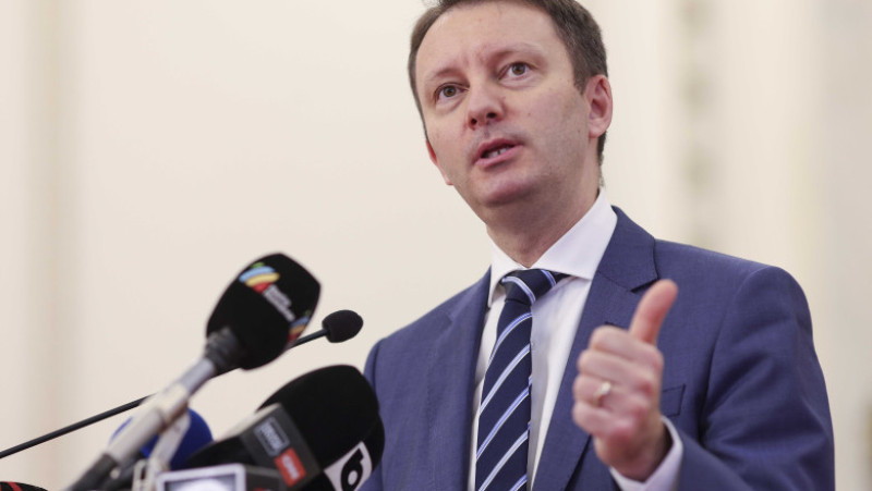 Declarații de presă susținute de Siegfried Mureșan, la Palatul Parlamentului, în București, 23 septembrie 2026. Foto: Inquam Photos / Octav Ganea