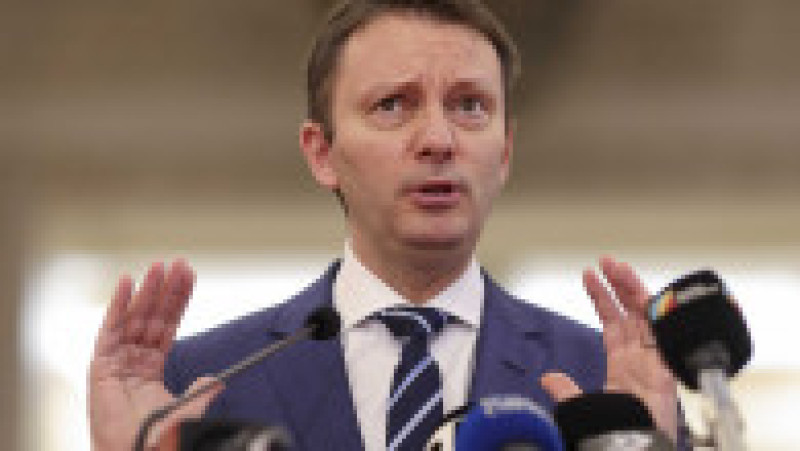 Declarații de presă susținute de Siegfried Mureșan, la Palatul Parlamentului, în București, 23 septembrie 2026. Foto: Inquam Photos / Octav Ganea | Poza 7 din 10