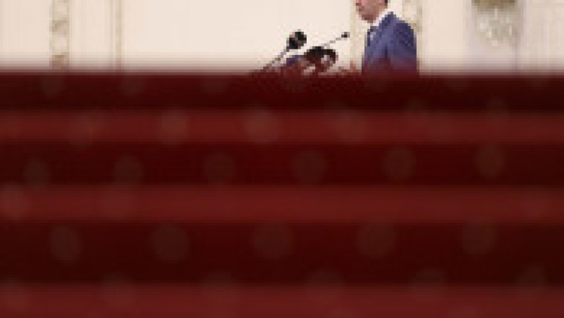 Declarații de presă susținute de Siegfried Mureșan, la Palatul Parlamentului, în București, 23 septembrie 2026. Foto: Inquam Photos / Octav Ganea | Poza 8 din 10