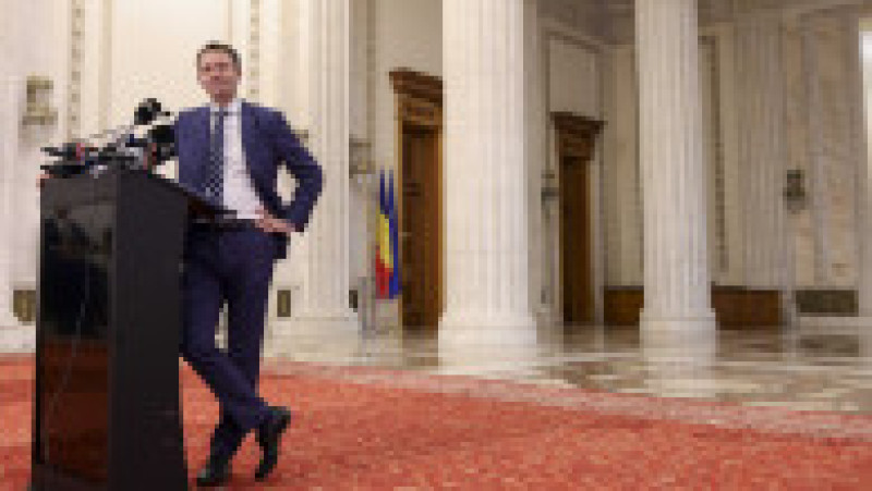 Declarații de presă susținute de Siegfried Mureșan, la Palatul Parlamentului, în București, 23 septembrie 2026. Foto: Inquam Photos / Octav Ganea | Poza 6 din 10