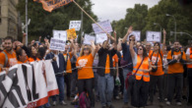 Protestatarii din Spania cer măsuri pentru criza locuințelor. Foto: Profimedia Images | Poza 19 din 19