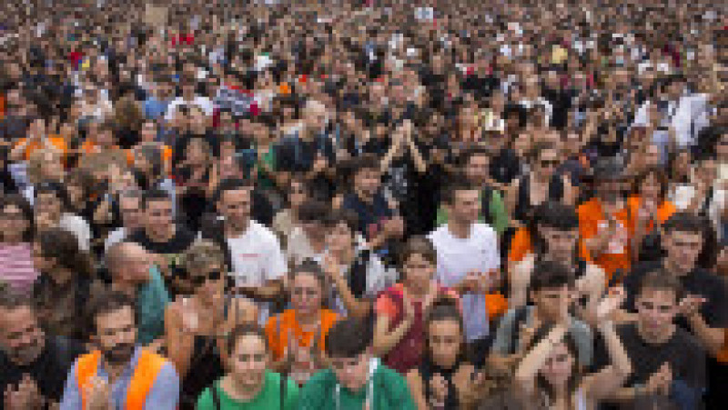 Protestatarii din Spania cer măsuri pentru criza locuințelor. Foto: Profimedia Images | Poza 16 din 19
