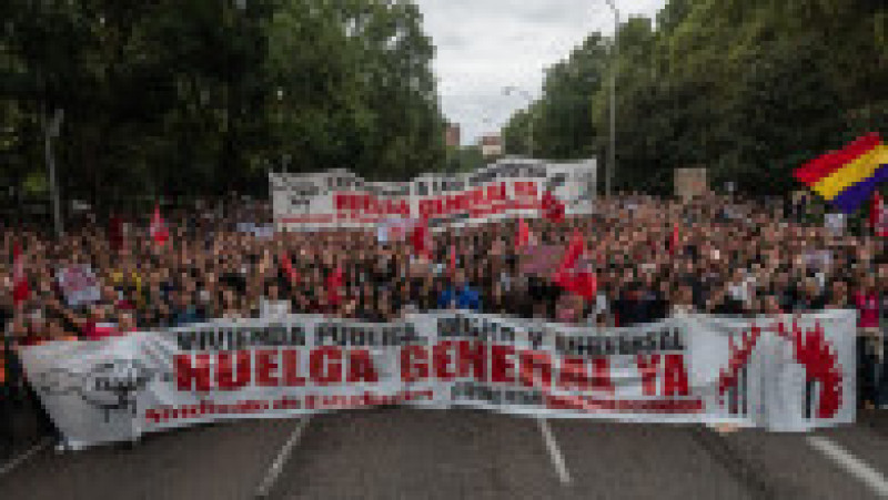 Protestatarii din Spania cer măsuri pentru criza locuințelor. Foto: Profimedia Images | Poza 3 din 19