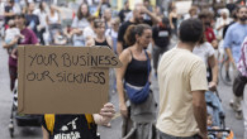 Protestatarii din Spania cer măsuri pentru criza locuințelor. Foto: Profimedia Images | Poza 11 din 19
