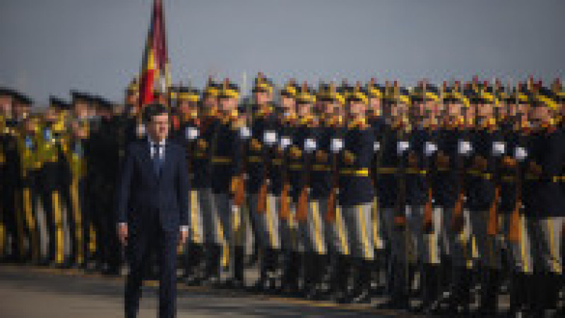 Ceremonia organizată la Baza 86 Aeriană „Locotenent Gheorghe Mociorniţă” cu prilejul Zilei Armatei Române, în comuna Borcea, județul Călărași, 25 octombrie 2026. Foto: Inquam Photos / George Călin | Poza 2 din 9