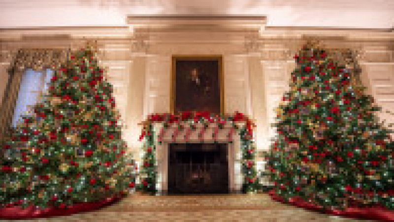 Casa Albă a fost împodobită pentru perioada sărbătorilor de iarnă. FOTO: Profimedia Images | Poza 2 din 13