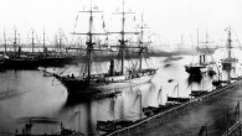 Inaugurarea Canalului Suez, în 17 noiembrie 1869. Foto: Profimedia | Poza 1 din 9