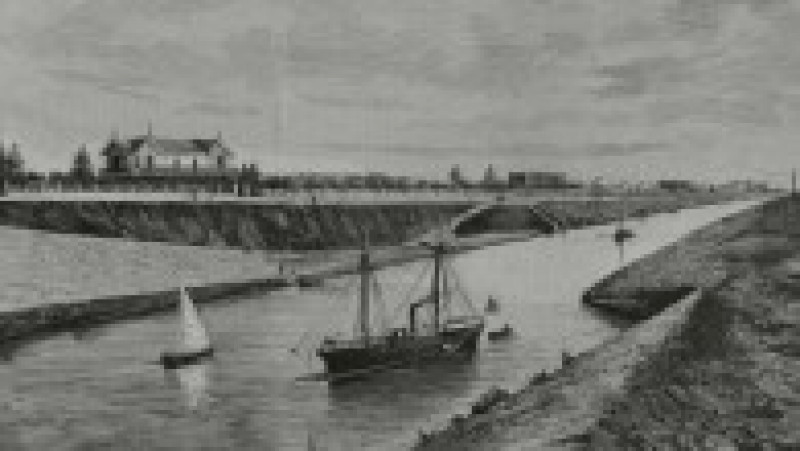Canalul Suez în 1882. Foto: Profimedia | Poza 2 din 9