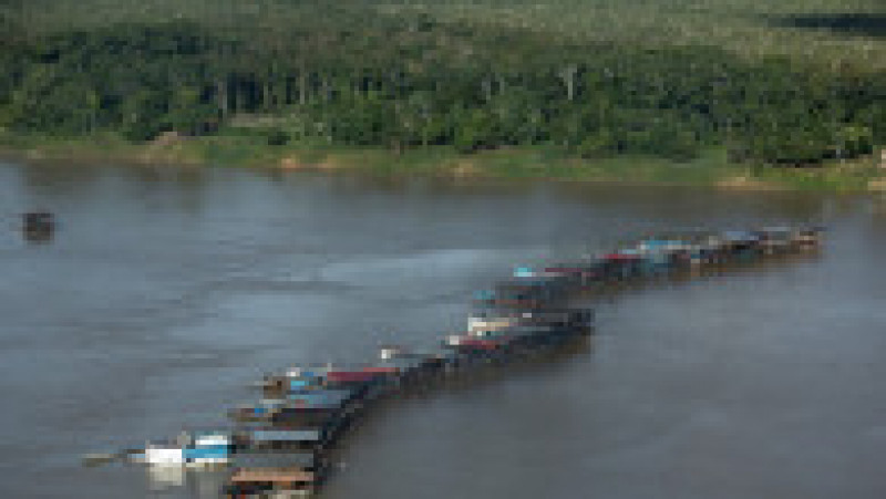 Căutători de aur amatori pe un afluent al Amazonului Foto: Profimedia Images | Poza 5 din 5
