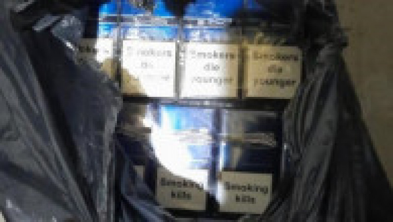 Țigări confiscate de la rețelele de contrabandiști. Foto: DIICOT | Poza 5 din 7