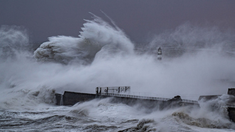 Marea Britanie este afectată în acest weekend de furtuna Arwen. FOTO: Profimedia Images