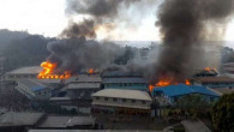 Imagine din Insulele Solomon, din data de 25 noiembrie. Sursa foto: AFP PHOTO / ZFM RADIO / JOB RONGO