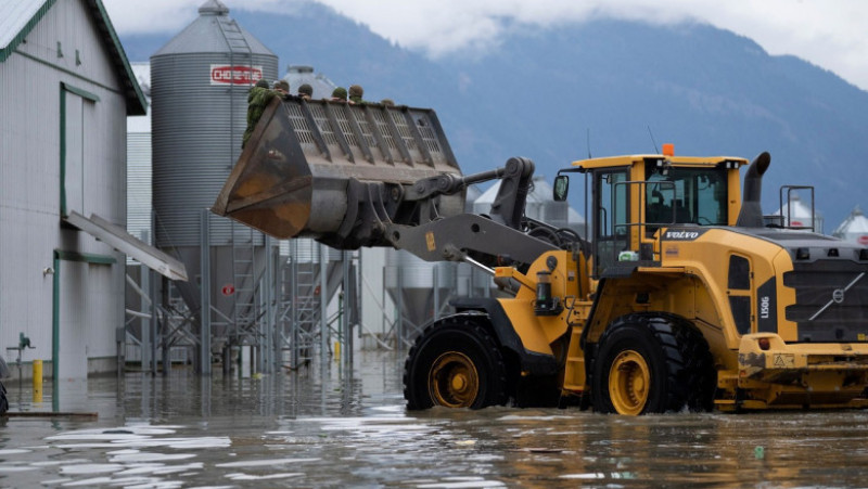 Inundaţii record în vestul Canadei. Foto: Profimedia