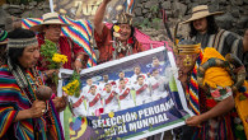 Șamanii s-au rugat pentru echipa națională de fotbal din Peru Foto: Profimedia Images | Poza 8 din 9