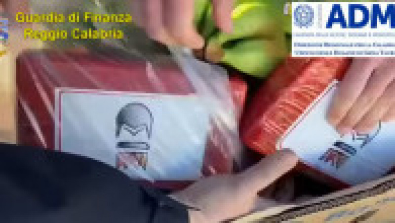 Cocaină de un miliard de euro ascunsă printre banane, descoperită într-un port din Italia FOTO? Facebook/ Guardia di Finanza | Poza 5 din 7