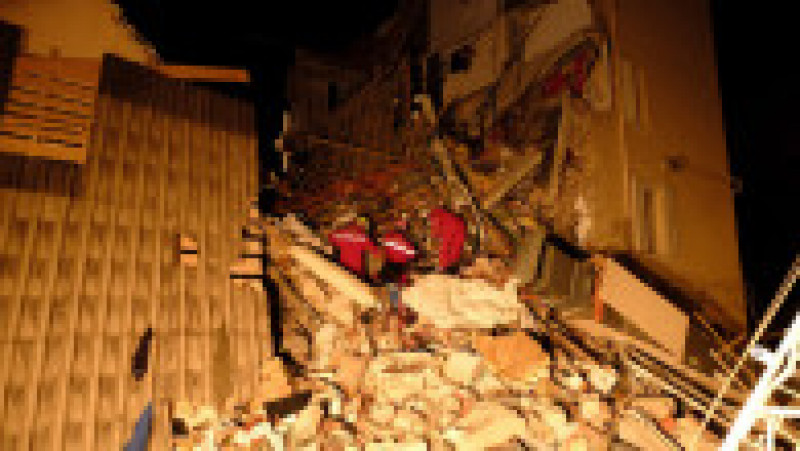 O clădire cu trei etaje s-a prăbușit în noaptea de luni spre marți în Franța. FOTO: Profimedia Images | Poza 5 din 5
