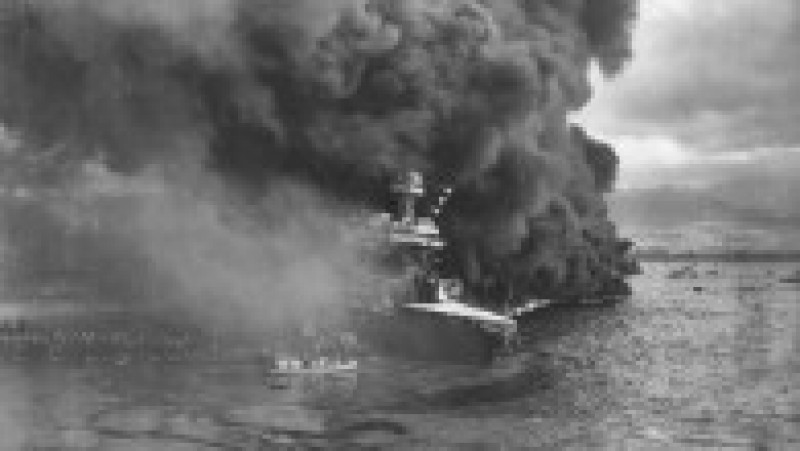 Atacul de la Pearl Harbour, 7 decembrie 1941. Sursa foto: Profimedia Images | Poza 24 din 28