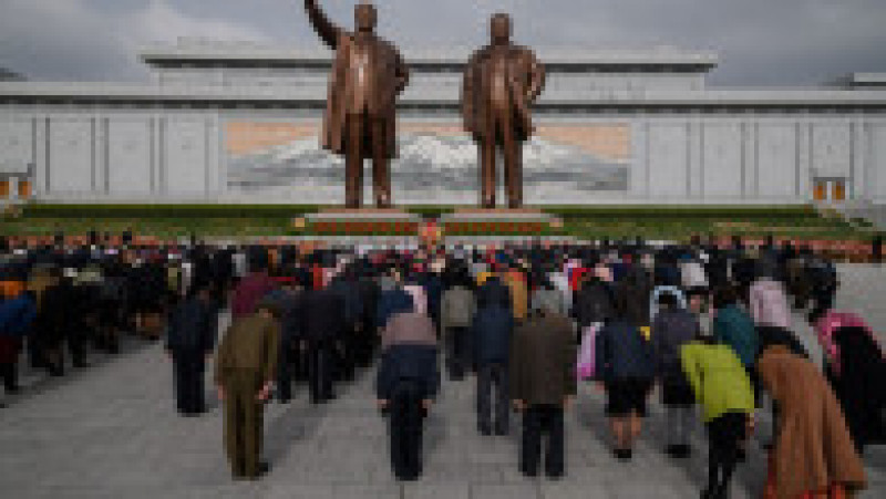 Coreea de Nord comemorează 10 ani de la moartea fostului lider Kim Jong-il FOTO: Profimedia Images | Poza 14 din 17