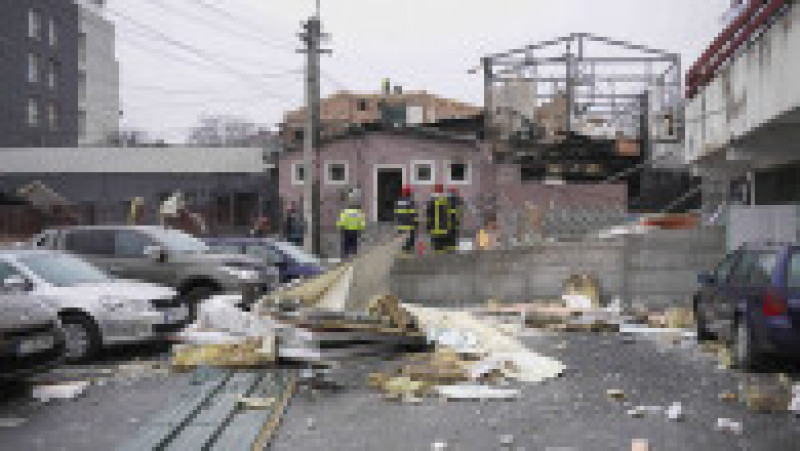 Explozie urmată de incendiu la o pensiune din Cluj-Napoca FOTO: Inquam Photos/ Raul Stef | Poza 1 din 6