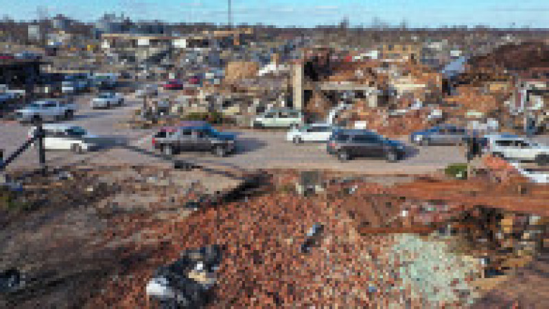Orașul Mayfield devastat de o serie de tornade Foto: Profimedia Images | Poza 3 din 30