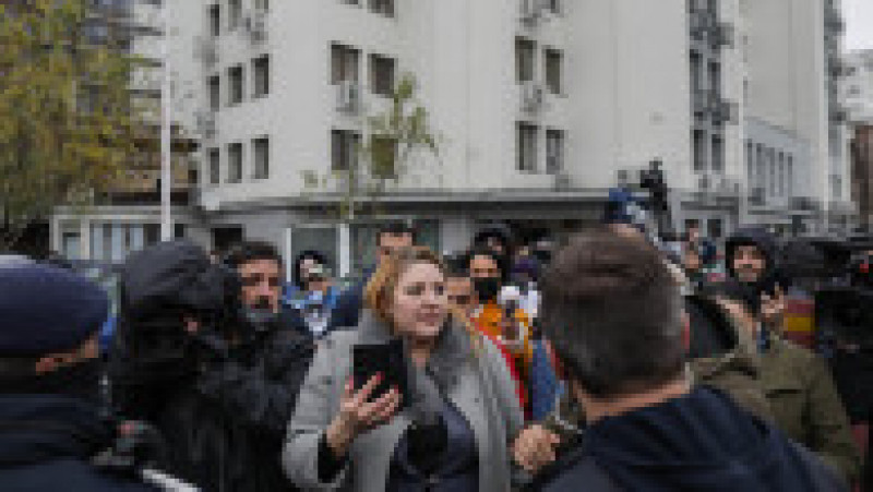 Diana Șoșoacă face declarații despre audierea soțului ei Foto: Inquam Photos / Octav Ganea | Poza 1 din 8