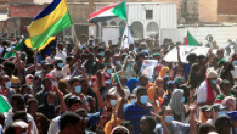 Protestatari la Khartoum. Foto: Profimedia Images | Poza 6 din 7
