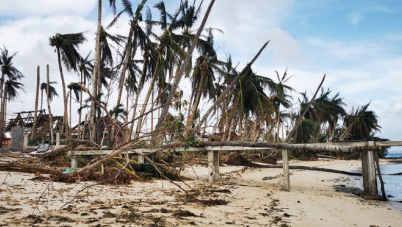 Dezastrul lăsat în urmă de supertaifunul Rai din Filipine. Foto: Profimedia