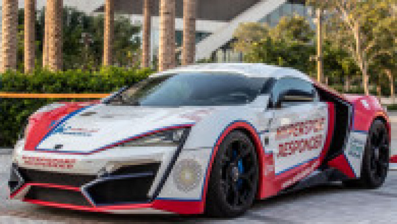 Mașina valoarează peste 3,5 milioane de dolari Foto: Twitter Dubai Media Office | Poza 2 din 5