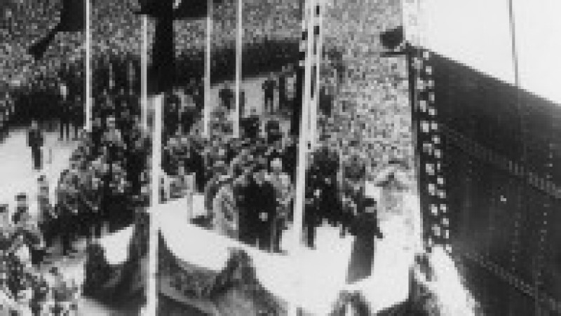 Lansarea navei Wilhelm Gustloff. Sursa foto: Profimedia Images | Poza 9 din 20