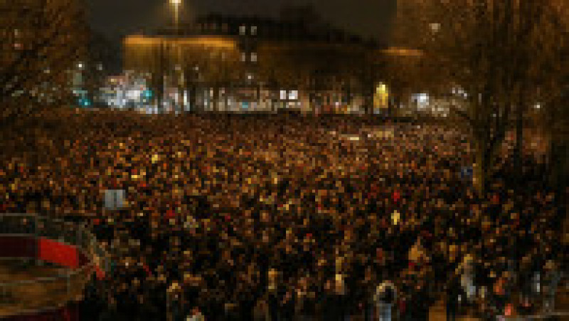 Demonstrație în Franța după atacul asupra revistei Charlie Hebdo. Sursa foto: SEVGI/SIPA/1501072039 / Profimedia Images | Poza 20 din 21