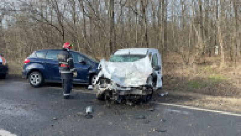Accident în lanț la ieșirea Brăila. Foto: Mediafax | Poza 4 din 6