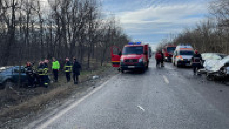 Accident în lanț la ieșirea Brăila. Foto: Mediafax | Poza 2 din 6