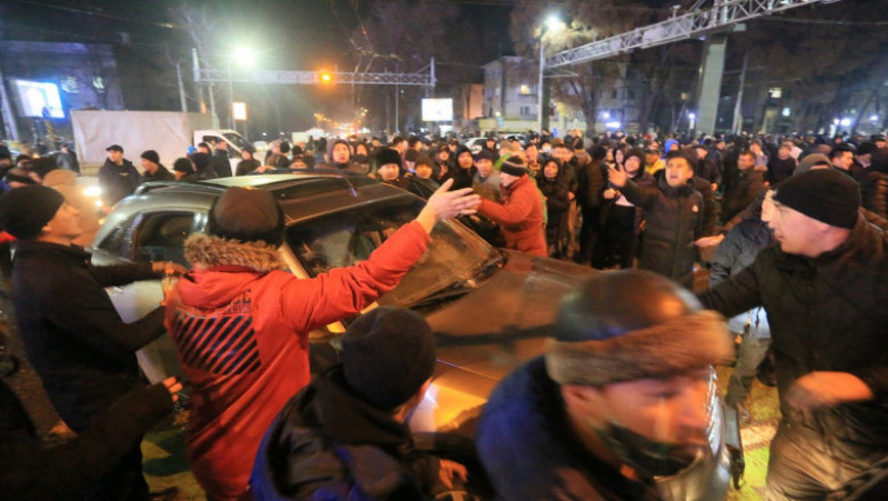 Proteste în Almatî, din cauza prețurilor la GPL Foto: Profimedia Images