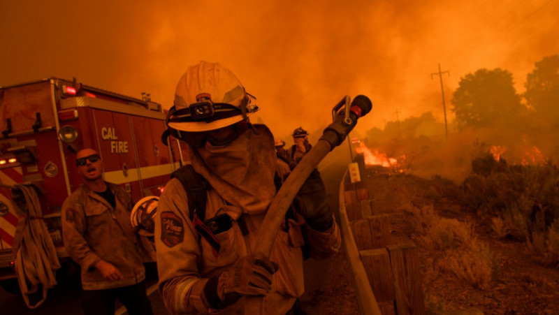 Incendiul Dixie Fire din California. Sursa foto: Profimedia Images
