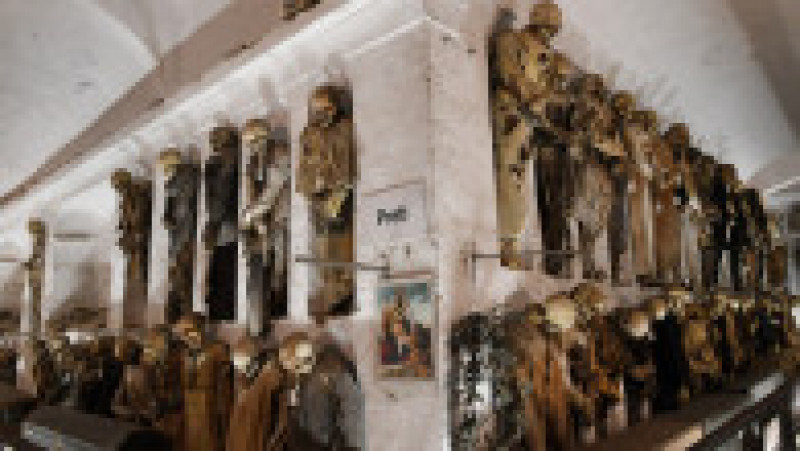 Cadavrele mumificate din Catacombele Capucinilor din Palermo FOTO: Profimedia Images | Poza 5 din 12
